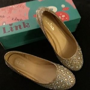 Champagne colored flats